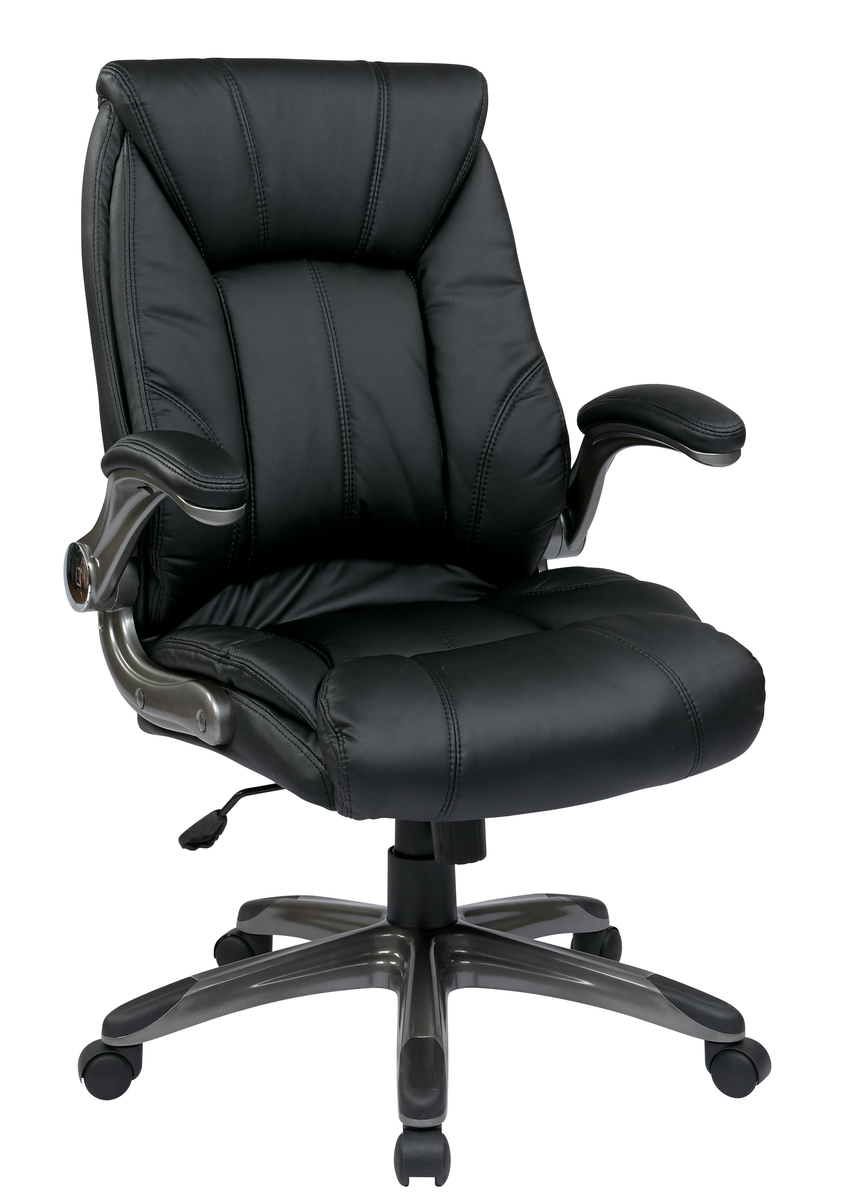 Faux Leather Mid Back Mgrs Chair